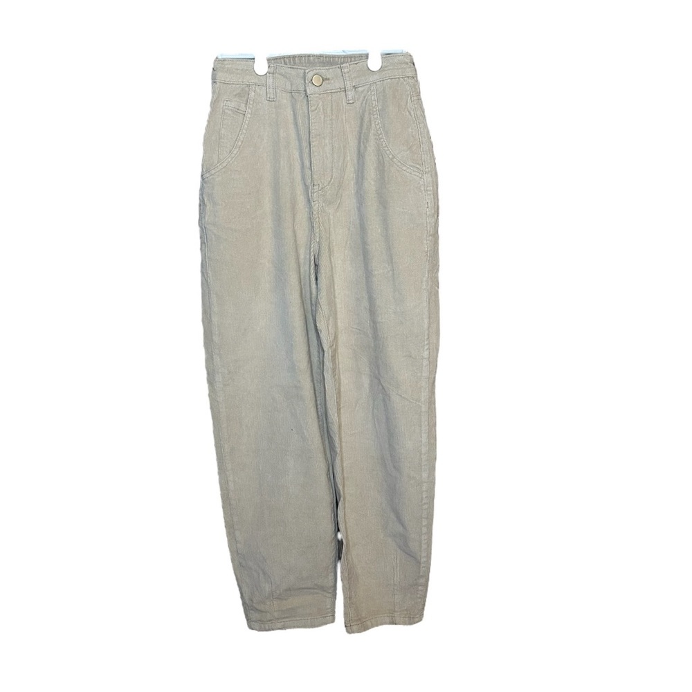 SHEIN Beige Corduroy Pants